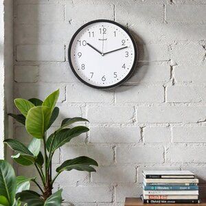 12 Inch Non Ticking Wall Clock Modern Home & Office Décor